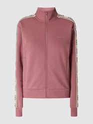 Sweatjacke mit Logo-Streifen Modell 'Britney' von Guess Activewear - 9