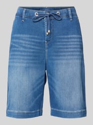 Regular Fit Jeansshorts mit Tunnelzug Modell 'Jogg`n Short' von MAC Blau - 16