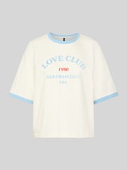 Relaxed fit T-shirt van puur katoen, model 'TOVA' van Vero Moda - 10