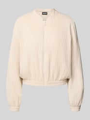 Regular Fit Blouson aus reiner Baumwolle Modell 'TASTINA' von Pieces Beige - 26