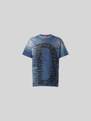 T-Shirt mit geripptem Rundhalsausschnitt von Diesel - 27