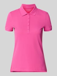 Slim Fit Poloshirt mit Knopfleiste von Christian Berg Woman - 8