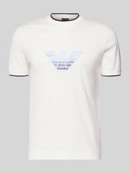 Regular Fit T-Shirt mit Logo-Stitching von Emporio Armani - 29