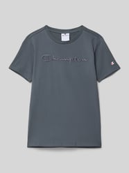 T-shirt z wyhaftowanym logo od CHAMPION - 24