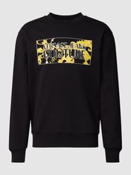 Sweatshirt mit Motiv-Print von Versace Jeans Couture Schwarz - 4