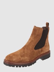 Chelsea-boots van suède van ALPE Bruin - 42