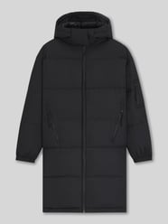 Relaxed fit gewatteerde lange jas met afneembare capuchon van Hugo Blue - 45