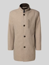 Lange jas in 2-in-1-look met opstaande kraag van Roy Robson Beige - 47