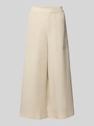Wide Leg Culotte aus Lyocell-Leinen-Mix von Marc O'Polo Beige - 3