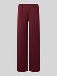 Straight Fit Sweatpants aus Baumwoll-Mix mit Label-Detail von REVIEW Bordeaux - 46