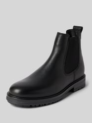 Chelsea Boots aus edlem Rindsleder von Marc O'Polo Schwarz - 28