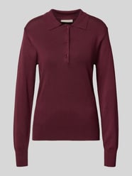 Regular Fit Longsleeve aus Viskose-Mix Modell 'Katie' von FREE/QUENT Bordeaux - 8