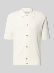 Koszulka polo o kroju regular fit z fakturowanym wzorem model 'ARAAWEN' od Tiger of Sweden - 2