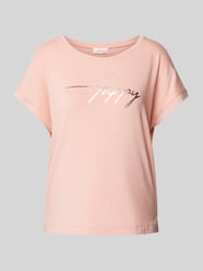 T-Shirt mit Motiv-Print von s.Oliver RED LABEL Rosa - 21