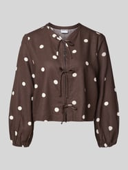 Regular Fit Bluse mit Zierschleifen von Jake*s Casual - 38