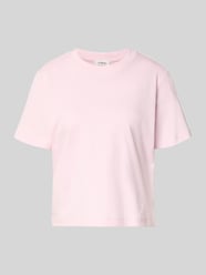 T-shirt o kroju relaxed fit z czystej bawełny od s.Oliver RED LABEL Fuksjowy - 45