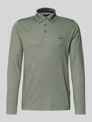 Longsleeve mit Polokragen und kurzer Knopfleiste von HECHTER PARIS - 34