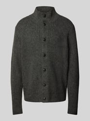 Strickjacke mit Stehkragen Modell 'HOWELL' von Jack & Jones Premium Grau - 14