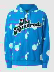 Sweatjacke mit Allover-Muster von The Hundreds Türkis - 34
