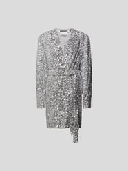 Minikleid mit Paillettenbesatz von ROTATE BIRGER CHRISTENSEN Silber - 19