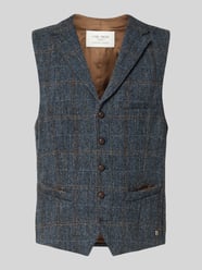 Bodywarmer van scheerwol met paspelzak op de borst model 'Warner' van Carl Gross - 9