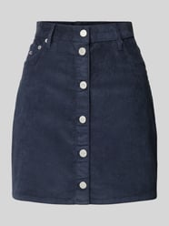 Minirock mit durchgehender Knopfleiste von Tommy Jeans Blau - 47