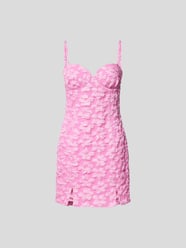 Minikleid mit Zierbesatz von ROTATE Pink - 9