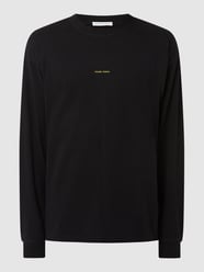 Longsleeve aus Baumwolle Modell 'Henry' von YOUNG POETS SOCIETY Schwarz - 40