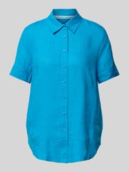 Bluzka lniana w jednolitym kolorze od Brax - 48