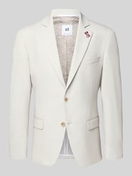 marynarka na 2 guziki o kroju slim fit z kieszeniami z patką od Atelier Torino - 26