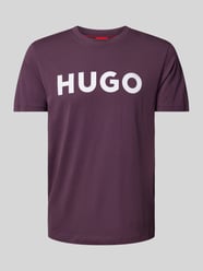 Oversized T-Shirt mit Rundhalsausschnitt Modell 'DULIVIO' von HUGO Lila - 6