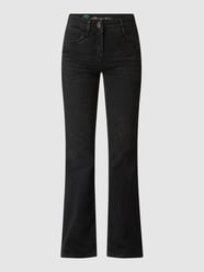 Bootcutjeans met stretch  van Toni Dress Grijs / zwart - 4