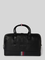 Handtasche mit Label-Details Modell 'TRANSIT' von Tommy Hilfiger Schwarz - 48