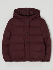 Steppjacke mit Kapuze  von URBAN CLASSICS Rot - 19