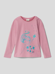 Longsleeve mit Motiv-Print von s.Oliver RED LABEL Rosa - 36