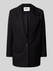 Relaxed fit lange blazer met viscose, model 'HATTIE-LANA' van Only - 4