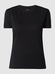 T-Shirt aus Pima-Baumwolle von Selected Femme Schwarz - 22