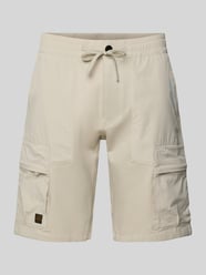 Regular Fit Cargoshorts mit elastischem Bund Modell 'AIRYLON' von PME Legend Beige - 6