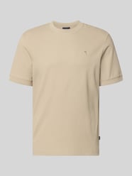 Regular Fit T-Shirt mit Strukturmuster Modell 'Tangur' von JOOP! COLLECTION Beige - 44