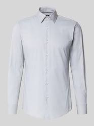 Slim fit overhemd met enkele knoopsluiting, model 'HANK' van BOSS - 34