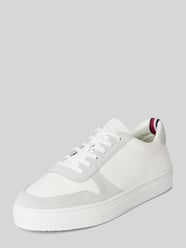 Ledersneaker mit Label-Details Modell 'PREMIUM CORPORATE' von Tommy Hilfiger Weiß - 22