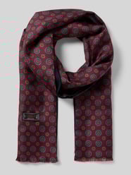 Sjaal met rafels van Ascot Bordeaux - 40