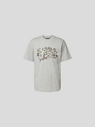 T-Shirt mit Label-Print von Billionaire Boys Club Grau - 24