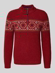 Norwegerpullover aus Woll-Mix mit Troyer-Kragen von RAGMAN - 27