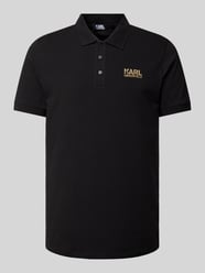 Poloshirt mit Logo-Print von Karl Lagerfeld Gelb - 22