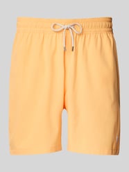 Badeshorts mit elastischem Bund Modell 'TRAVELER' von Polo Ralph Lauren Underwear Orange - 8