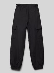 Cargohose mit elastischem Bund von Guess Schwarz - 5