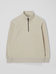 Bluza z kołnierzem z polaru model ‘Friday’ od Jack & Jones Biały - 13