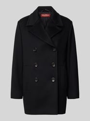 lange wollen jas met dubbele knoopsluiting model 'MAGENTA' van Max Mara Studio - 25