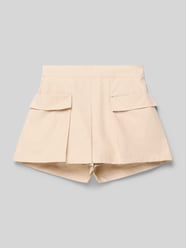 Skort aus Baumwoll-Mix mit elastischem Bund von Mayoral Beige - 24